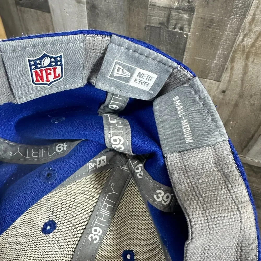 Buffalo Bills Hat S/M‎ Blue New Era 39THIRTY NFL Fitted Asymmetrical